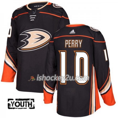 Børn NHL Anaheim Ducks Trøje Corey Perry 10 Adidas 2017-2018 Sort Authentic